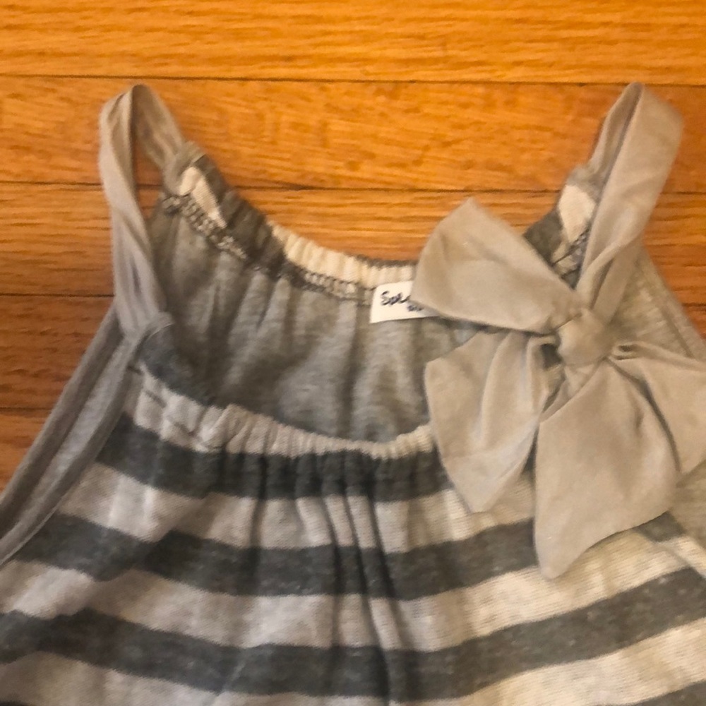 SPLENDID Girl’s Striped Sleeveless Dress - Picture 4 of 7